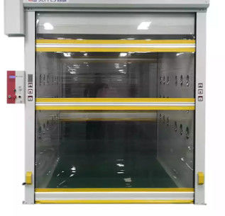 Windbeständige Aluminium-Abschnitttür mit Ein- / Doppelschichtblatt Hochwertige Elektroindustrie Aluminiumlegierung