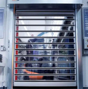 Rollen-Fensterladen-Tür-gewundene Hochgeschwindigkeitstür-industrielle Rolle 5000*7500 Millimeter Metallherauf Tür lang unter Verwendung des Lebens