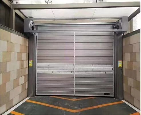 Aluminiumgewundene Tür-gewundene Hochgeschwindigkeitstür der platten-Regierungs-220mm
