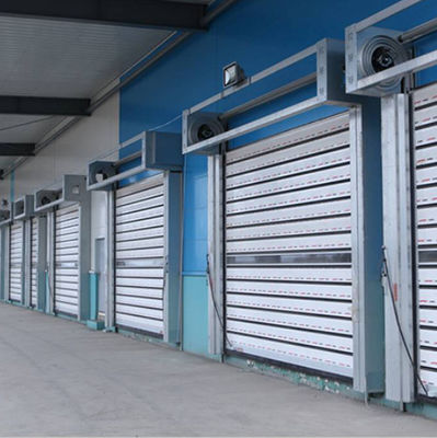 Landhaus-Garagen-Aluminium rollt oben gewundene Tür mit den windundurchlässigen und Sensor-Operations-Methoden