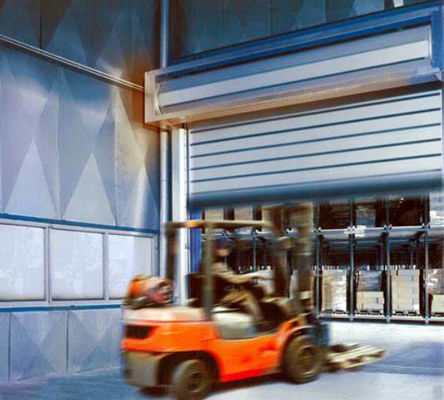 Landhaus-Garagen-Aluminium rollt oben gewundene Tür mit den windundurchlässigen und Sensor-Operations-Methoden