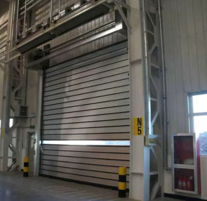 Sicherheit Außen modernes Design China Lieferant Winde widerstehen 40mm High Speed Spiral Tür Aluminiumlegierung Für den Außenbereich