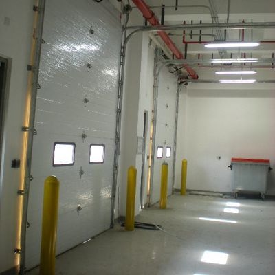Farbe beschichtete industrielle Schnittrolltor-Stahldock-Tür-Aluminiumlegierung