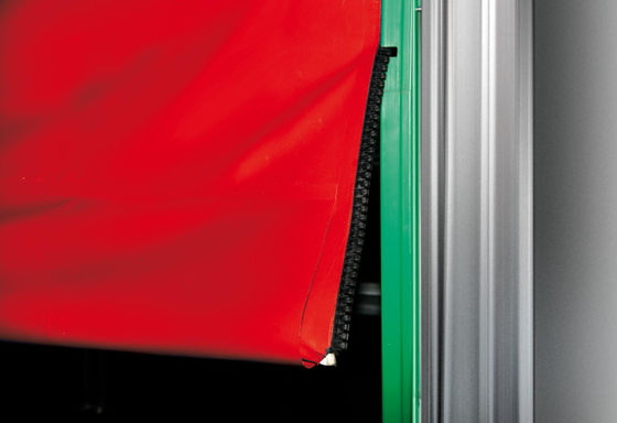 Wasserdichte PVC Schnellverschluss Tür Hochgeschwindigkeit 35 bis 65 Grad Celsius China Saubere Werkstatt PVC Stoffe Schnelle Tür