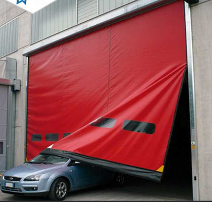 Rolltor-Vorhang-Reißverschluss-Vertikale Lager-weiche PVCs schnelle oben Schnell