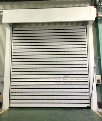 Aluminiumplatten-gewundener Tür-Hochgeschwindigkeitsfensterladen, der Hochleistungstrommelwirbel herauf 35m/S anhebt