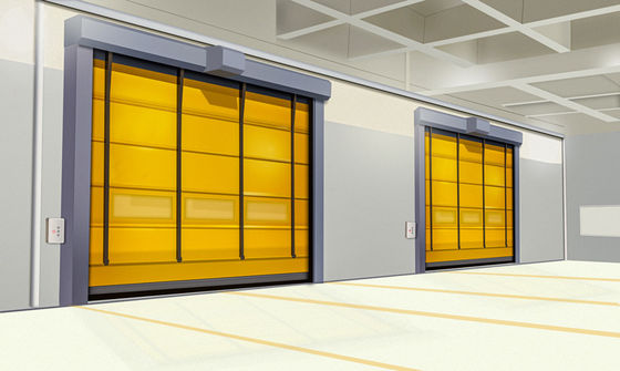 Industrielle automatische schnelle Aufstiegs-Tür, schnelle verantwortliche Rollen-Fensterladen-Türen