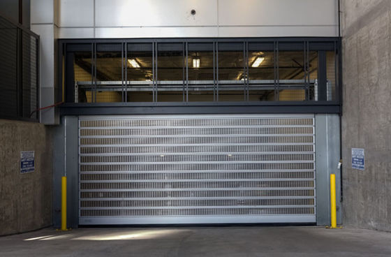 Transparente Spiralen-Tür-Sicherheits-Aluminiumleistungsfähigkeit der hohen Geschwindigkeit