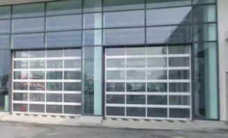 Kundengebundenes Aluminiumlegierungs-Handelsglas Ansicht der transparenten Schnittgaragentoren voll-