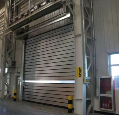 Fernsteuerungsgewundene Hochgeschwindigkeitstür-automatische Isolierungs-Aluminiumlegierungs-Platte 380V 50Hz