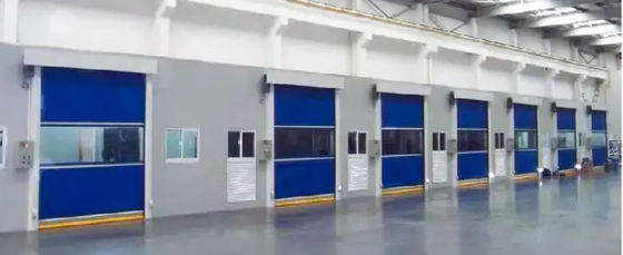 Hochgeschwindigkeits-Schnellrollenläden Türen 380V Industrie automatisch mit PVC wasserdicht