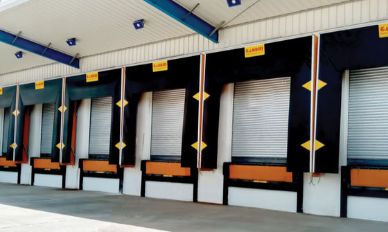 Verstellbares Ladedock Türschutz für Lkw von Hauscontainer PVC-Dock