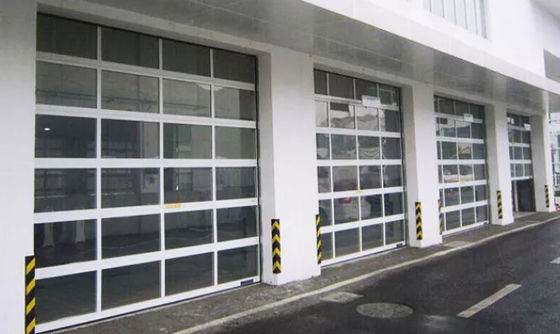 Klasse 3 Garagentüren aus Aluminium, Stahlglas, durchsichtig