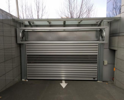 Außen-Aluminium-Schnell-Spiral-Tür-Wärmeisolierte Roll-Up-Lager