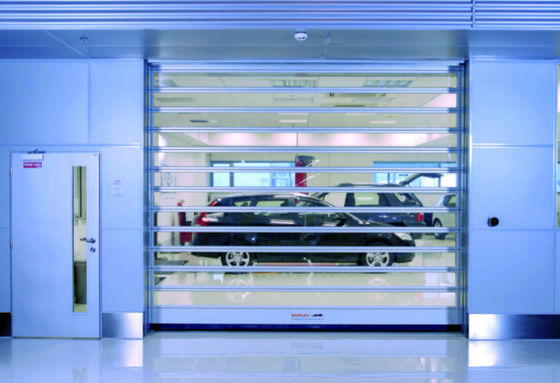 Aluminiumtransparente Hochgeschwindigkeits-Spirale Tür Rollerläden Sicherheit und Effizienz