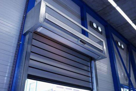 0.75KW Schnellrollen Tür Aluminium Transparente Sicherheit Effizienz