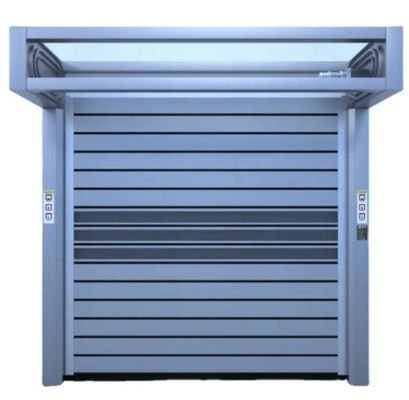 Außenseite Schnelle Aluminium-Hochgeschwindigkeits-Rollende Spiral Tür Stromversorgung 220V/50HZ Langlebig