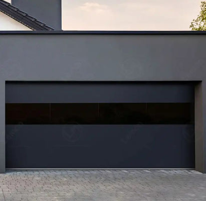 angepasste oberflächliche Abschnitttür mit weißer Farbe und Sicherheitskante Moderne Stahlschnitttüren Garagentüren Industrietür