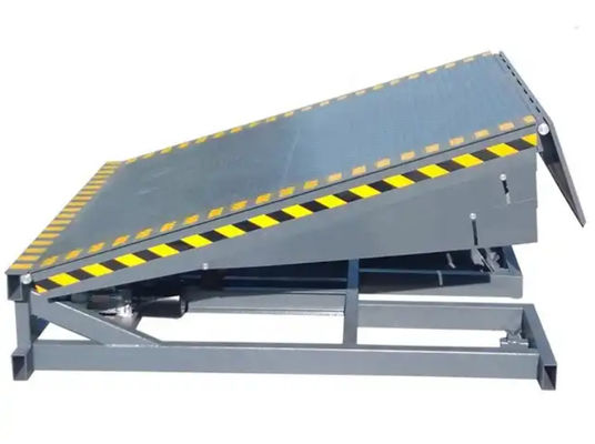 Container-Ladungsrampe Verstellbare Galvanisierte Dock-Tür-Ebenen Werkstatt Automatische Dockplatte 25000-40000LBS sicheres Design