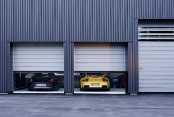 Elektro-Aluminium-Hochgeschwindigkeits-Spiraltür Fotoelektrischer Sensor Motorleistung 0,75kw Luftdurchlässigkeit ≤2,0m3/ M2.S