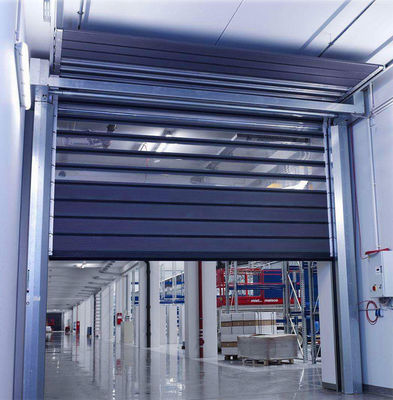 Aluminiumtransparente Hochgeschwindigkeits-Spirale Tür Sicherheit und Effizienz für industrielle Bedürfnisse