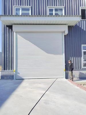 Aluminiumtransparente Hochgeschwindigkeits-Spirale Tür für die Sicherheit und Effizienz und Aluminiumlegierung Industrial Rolling Up Tür