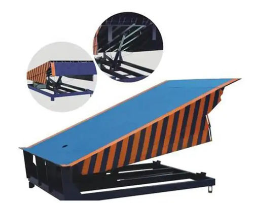 Galvanisierter Endladen-Dock-Nebenlager mit anpassbarer Plattformgröße und Lippenlänge 6 Tonnen elektrische Hydraulikplattform