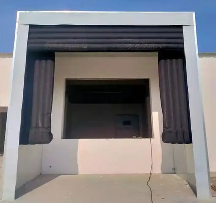 Hohe Portabilität Industrieverstellbar aufblasbar isoliert luftdicht versiegelt Dock Shelter erweitert PVC Kissen Shelter