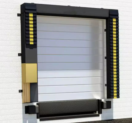 Stahl aufblasbare Dock-Schutz mit einfacher Installation hervorragende UV / Wetterbeständigkeit Kühlschutz Tür für Lebensmittel
