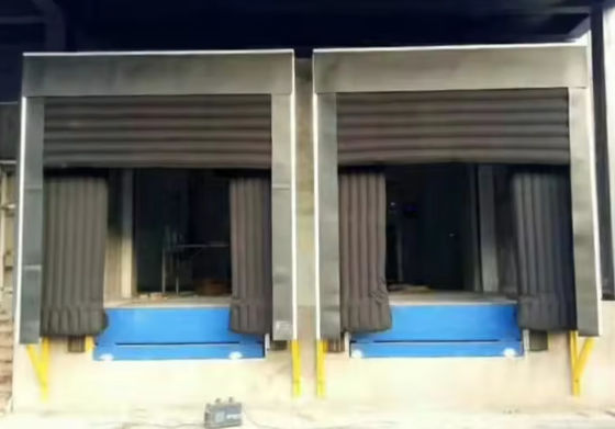 Industrielle Ladung Dock Shelter Witterungsbeständig Schnur Stoff Wetterbeständig Einfach installieren Dock Siegel