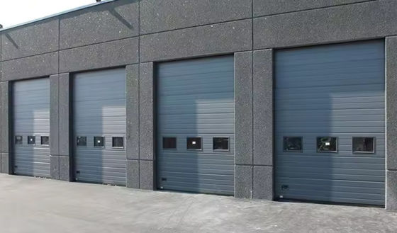 Stahl Isolierte Abschnitttüren mit Polyurethan Schaum Isolierung Für Garage schönen Stil Sicherheit
