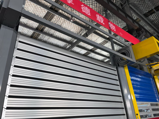 0.8m/s Aluminiumlegierung Geschwindigkeit Spiral Tür mit 220V/50HZ Stromversorgung Aluminium Metall Autom Verschluss schnell