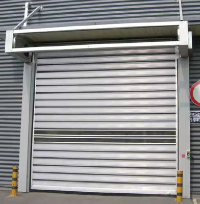 220V/50HZ Sicherheit Fotoelektrische Sensor Geschwindigkeitsspirale Tür -20°C~50°C Öffnung Windwiderstand Aluminium starre Hochgeschwindigkeits Tür