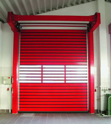 220V/50HZ Sicherheit Fotoelektrische Sensor Geschwindigkeitsspirale Tür -20°C~50°C Öffnung Windwiderstand Aluminium starre Hochgeschwindigkeits Tür