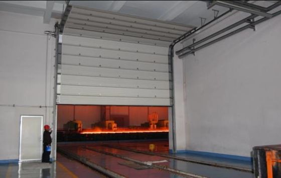 Pulverbeschichtetes Stahl Isolierte Abschnitttüren Hardware Aluminium Schwelle Hochleistungs