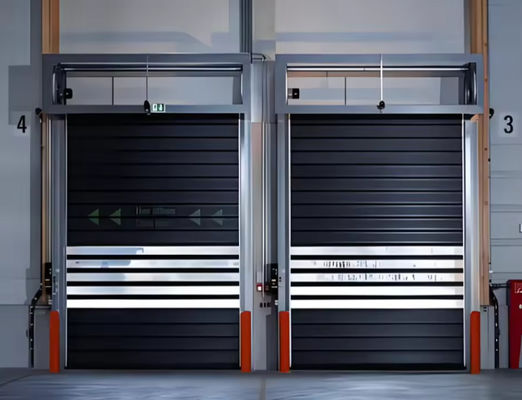 Schnellschraubende Tür aus Aluminium mit PLC-Steuerung 0,75 kW Motorleistung Direktverkauf vom Hersteller