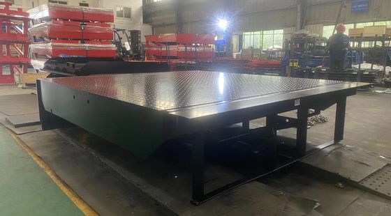 Anpassbares elektrisches hydraulisches Lade-Dock-Ebeniger mit Sicherheitskette und Schaltknopfsteuerung