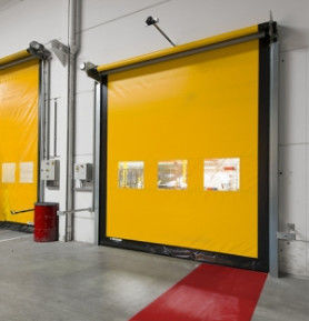 304 Edelstahl Wärmedämmgeschwindigkeit Schnelle Roll-Up PVC-Riegel Tür kommerziell schnell automatisch