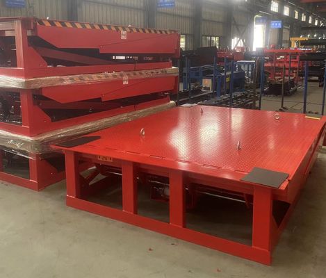 Smart Loading Dock Leveler mit anpassbarer Lippenlänge und Sicherheitsmerkmalen Container-Ladeplattform Mechanisch