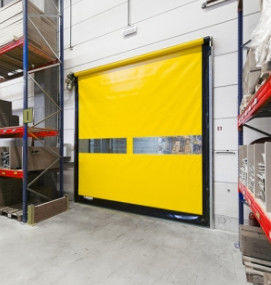 Wärmedämmungsgeschwindigkeitsdämmende Schnellwalztür mit 304-Edelstahl-Automatischem Lagerhaus-Kaltlager