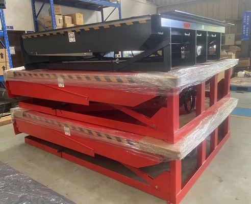 25000-40000 LBS Kapazität Sicheres Design-Werkhaus Automatische Dockplatte Dock Tür Nivellierer Schwerlast-Hydraulik