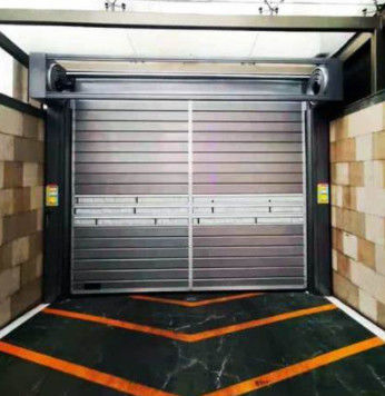 Industrielle automatische Spiral-Aluminium-Metall-Wärmedämmungs-Geschwindigkeit-Aluminium-Legierung-Spiral-Rolltür