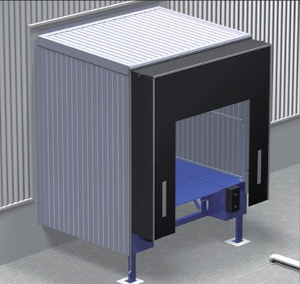 Anpassungswarehouse PVC Vorhang Container Klappen Rückziehbare Dock Tür Schutz