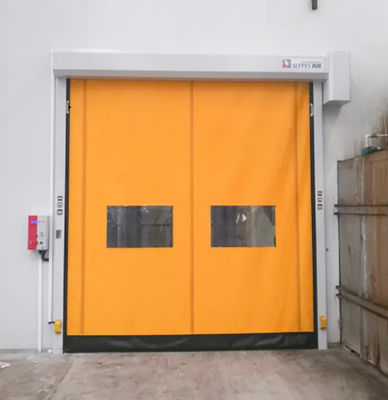 Isolierung Schnelle Roll-Up-Riegel Reißverschluss Tür mit 304 Edelstahl automatische Pvc-Riegel Schnelle Tür