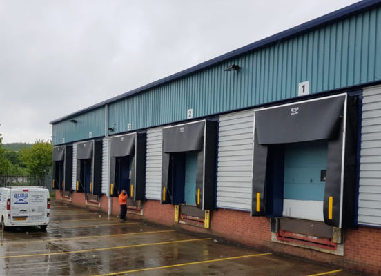 Besondere Farbe PVC Unterhaltsarme Hafen Tür Schutzschirme Ladesystem automatische PVC Hafen Dichtungen Lager Industrie