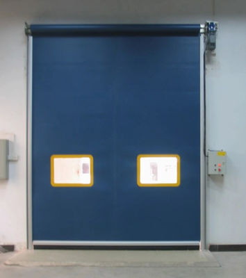 Hochgeschwindigkeits-Anpassung PVC Roll-Up Schnellverschluss Tür mit Edelstahl und Smart Control Reißverschluss Tür