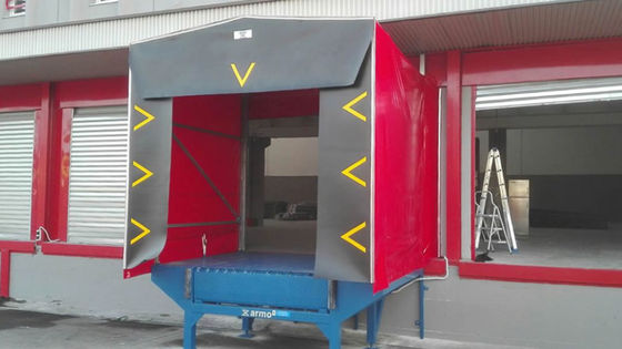 Aufblasbare Docksiegel Isolierte luftdichte Dockunterkunft mit unübertroffener Haltbarkeit Modernes Design Wirtschaftlich