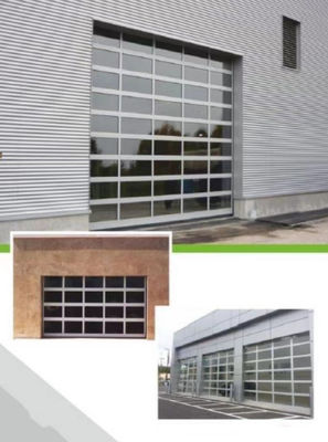 Glas-Aluminium-Garachtür mit Isolierung
