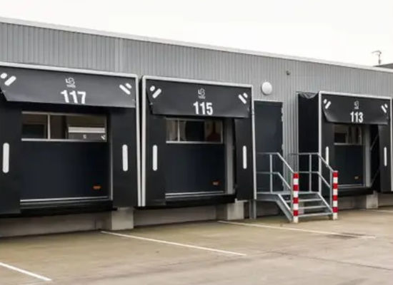 angepasste industrielle verstellbare aufblasbare isolierte luftdichte versiegelte Dockunterkunft für rechteckige Docks