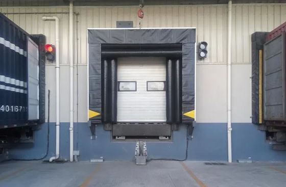 angepasstes Farbverstellbares Ladesystem Dock-Türschutz für Industrie aus PVC-Kunststoffgummi